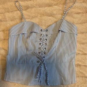 Strip crop top